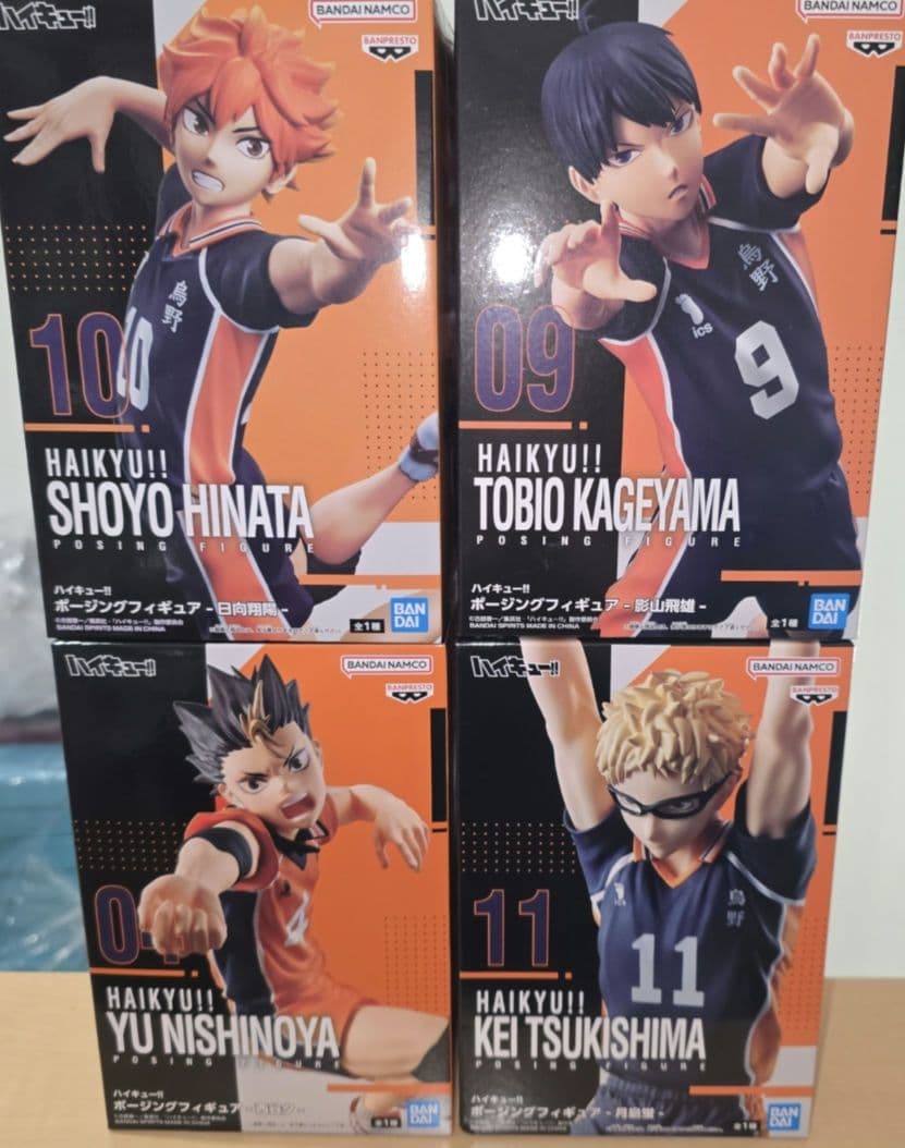 ハイキュー！！ ポージングフィギュア 日向　影山　月島　西谷