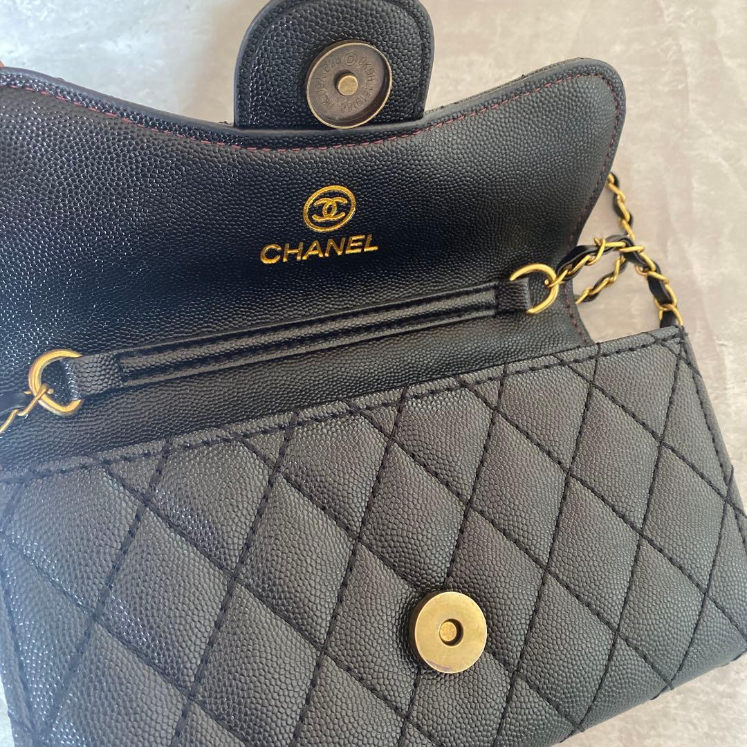 CHANEL キルティング デザイン チェーンショルダー バッグノベルティ