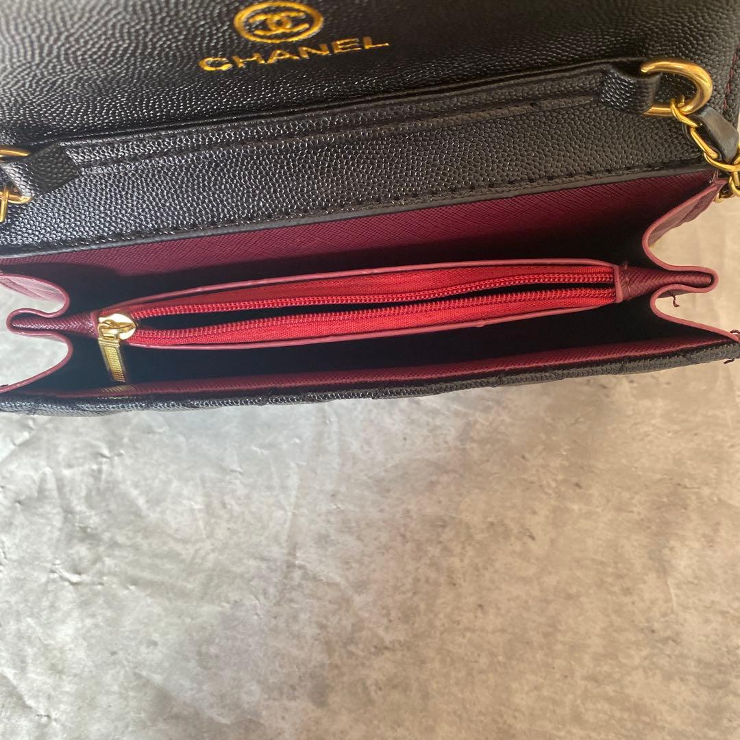 CHANEL キルティング デザイン チェーンショルダー バッグノベルティ