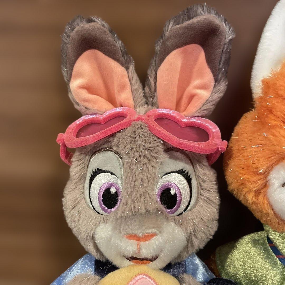 ディズニーストア　ズートピア　ニック　ジュディ　ぬいぐるみ　10周年　お顔厳選