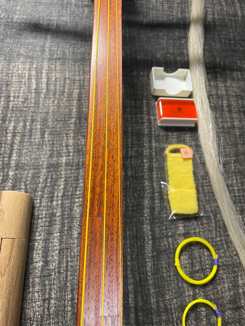 和胡弓木製　弓　付属品セット