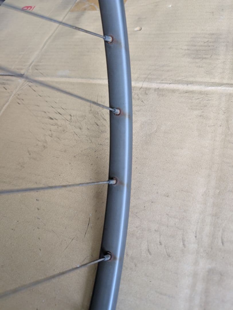 ロードバイク/チューブラータイヤ用ビンテージＡＲＡＹＡ赤ラベルホイール前後セット