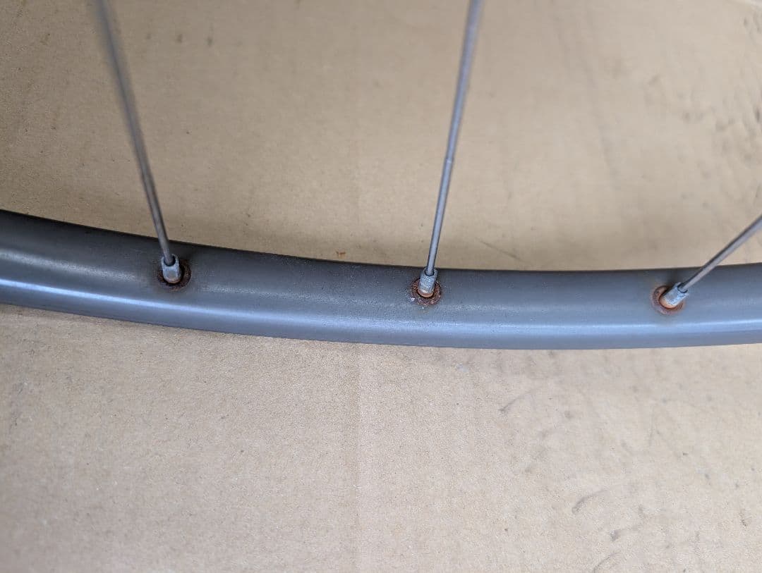 ロードバイク/チューブラータイヤ用ビンテージＡＲＡＹＡ赤ラベルホイール前後セット