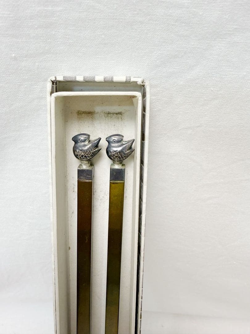 ほぼ未使用 茶道具 箱炭斗7点セット 火箸 水屋釻 釜束子羽箒灰器 紙釜敷 元箱