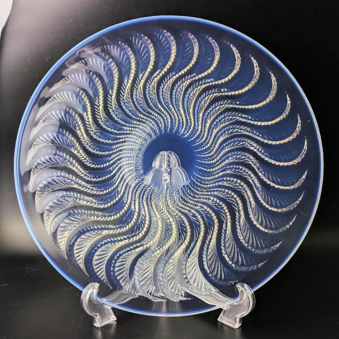 ルネ ラリック オパルセント皿 アクティニア イソギンチャク 1933年頃作品