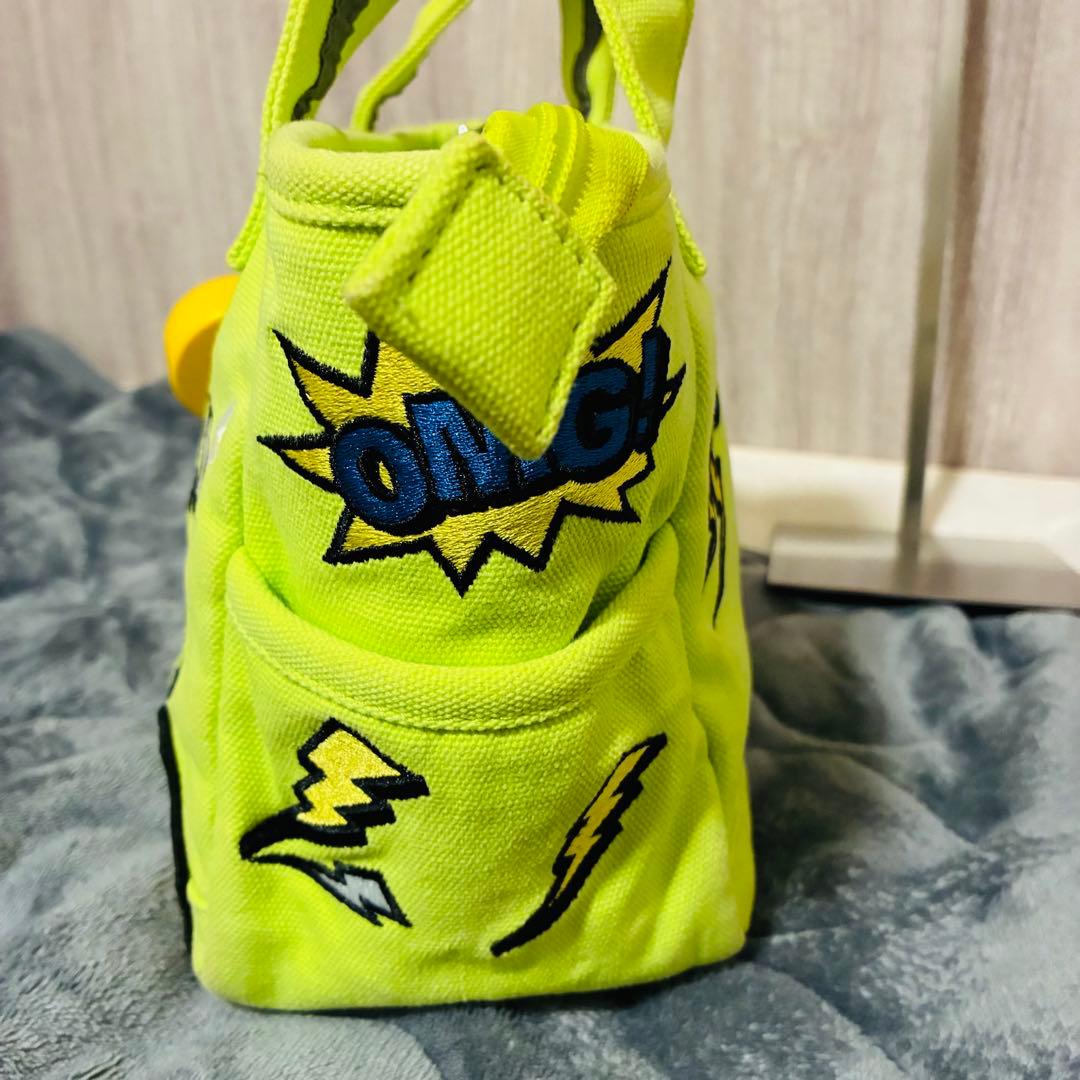 パーリーゲイツ　ニコちゃん　総柄　アート　刺繍　PG カートバッグ　ロゴプレート