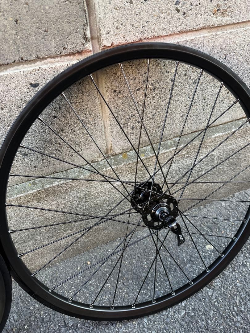 24インチ　MTB 完組ホイール 　オールブラック組み