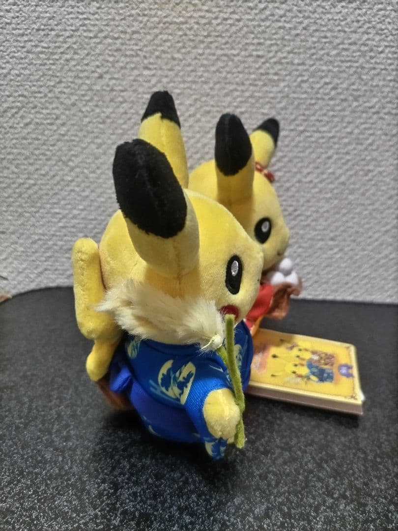 紙タグ付き❗️　マンスリーペアピカチュウ　ぬいぐるみ　9月