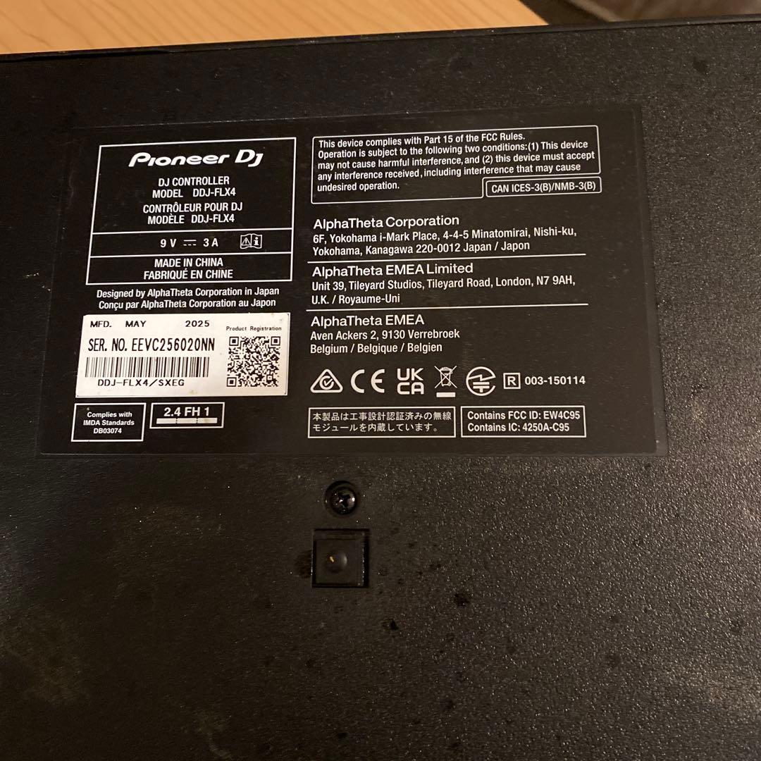 DJコントローラーDDJ-FLX4(付属品なし)