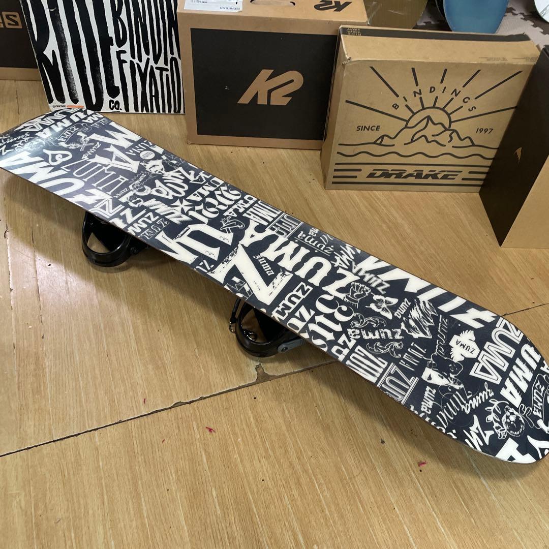 ZUMA×IGNIO　キッズスノーボードセット　バイン付4点セット　130㎝