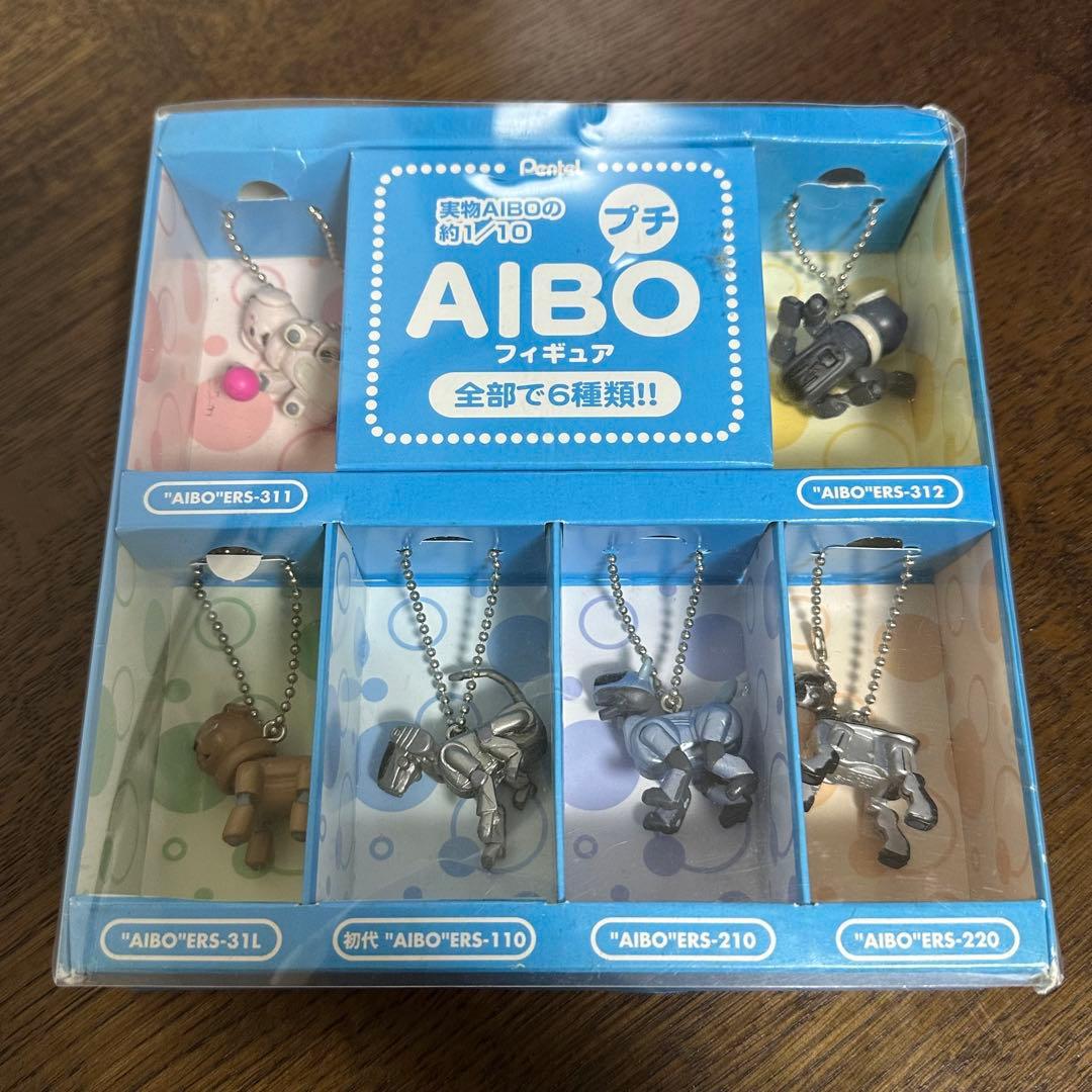 未使用　AIBO フィギュアキーホルダーセット 全6種類　非売品
