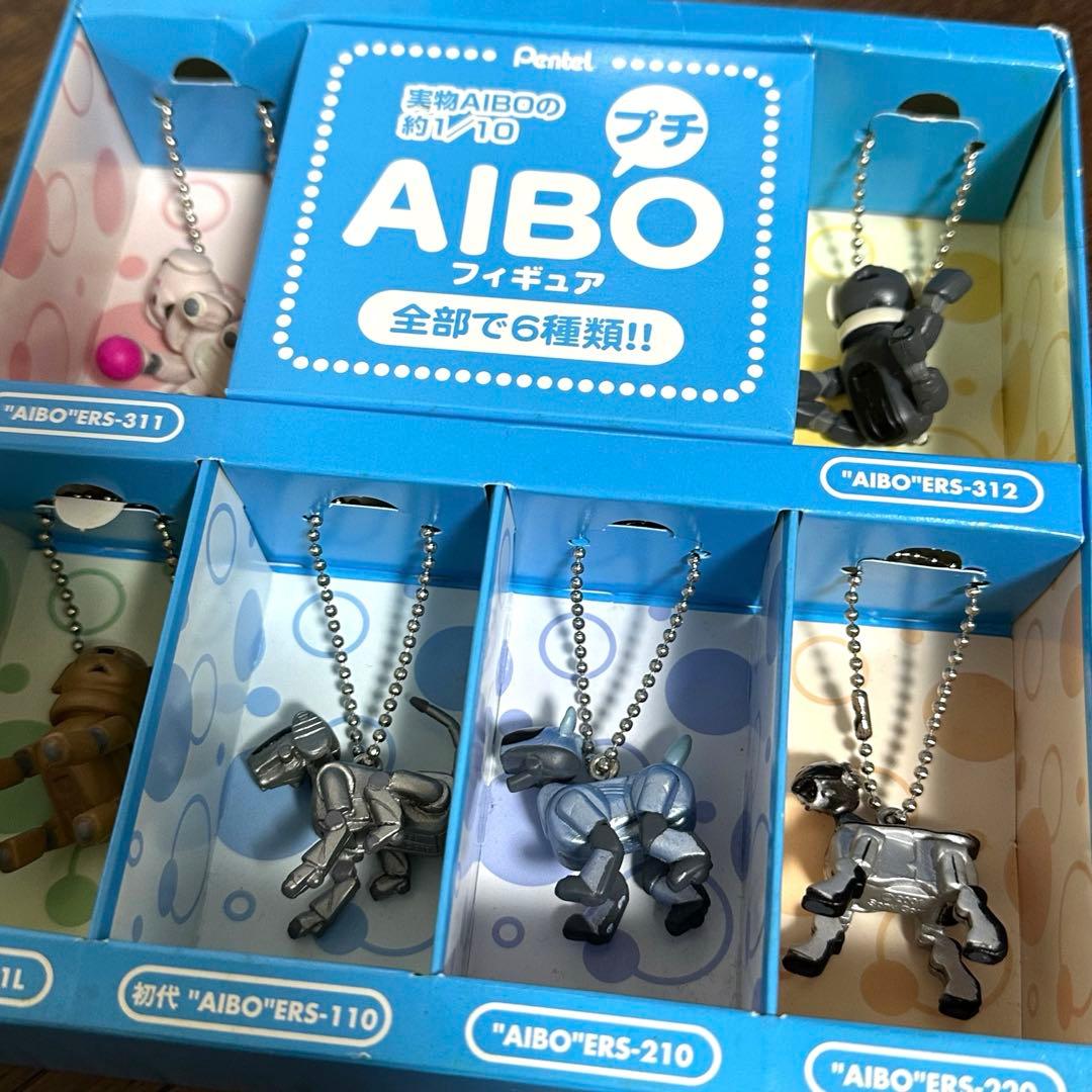 未使用　AIBO フィギュアキーホルダーセット 全6種類　非売品