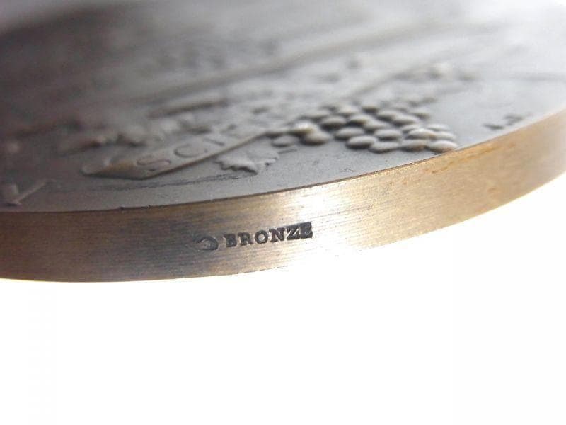 《m6466》農業労働者を知識へ導くマリアンヌ フランス アンティーク メダル