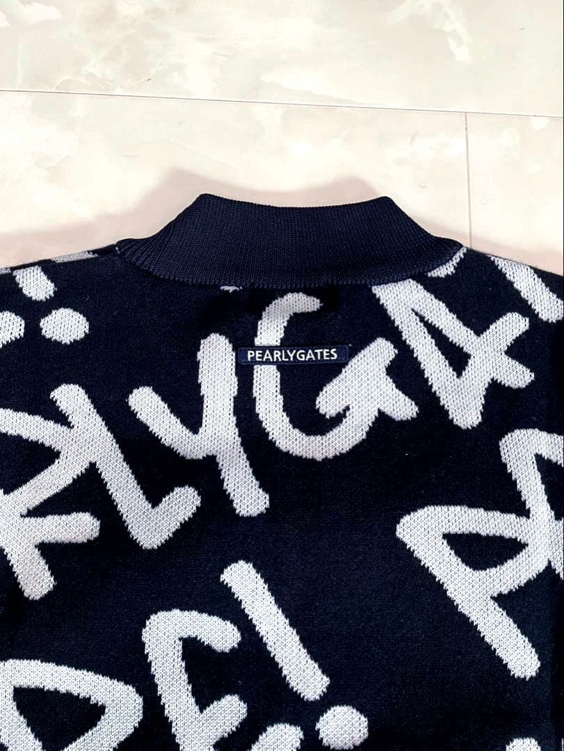 正規品　ほぼ未使用　パーリーゲイツ　ハイネックニット　ウール使用　セーター　1