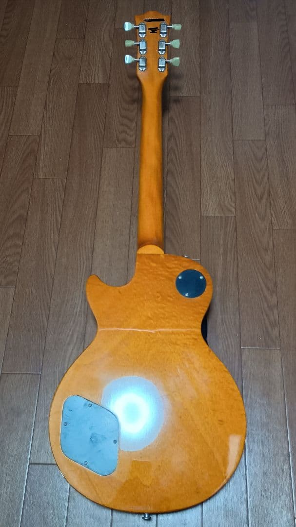 (訳あり) レスポールタイプ エレキギター グリーン