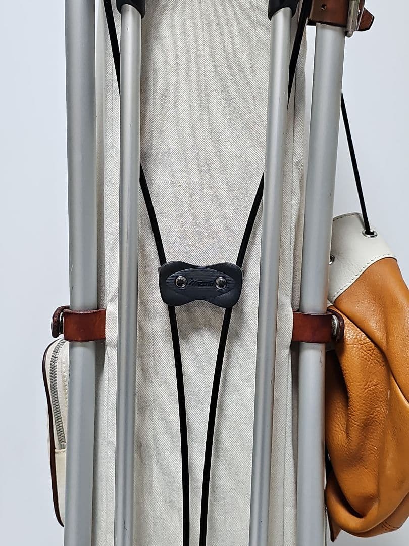 希少　ミズノ　木ノ庄帆布　フレームウォーカー　スタンドキャディバッグ