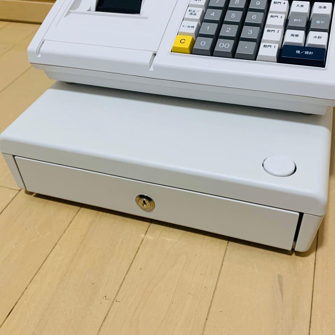 【未使用級】CLOVER クローバー JET-100CHR 鍵付　ロール紙付