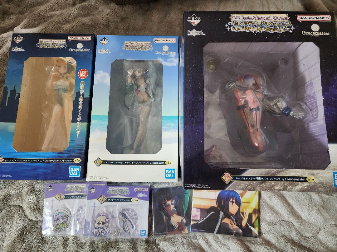 新品未開封 一番くじ FGO B C ラストワン賞 フィギュア おまけ付き