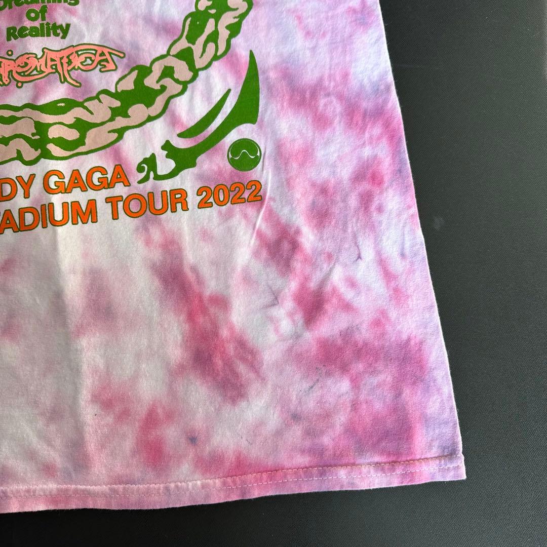 レディガガ　Tシャツ　ツアーグッズ　ツアーTシャツ　タイダイ