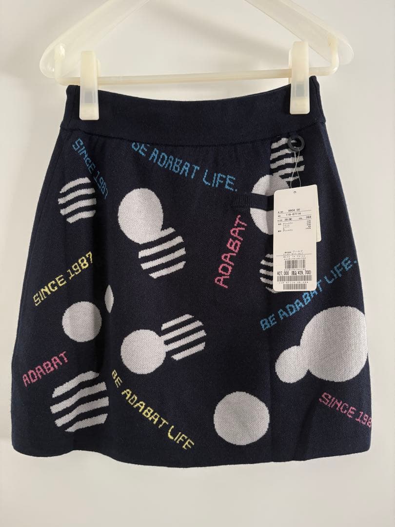 【新品タグ付き】adabat アダバット ニット スカート Mサイズ