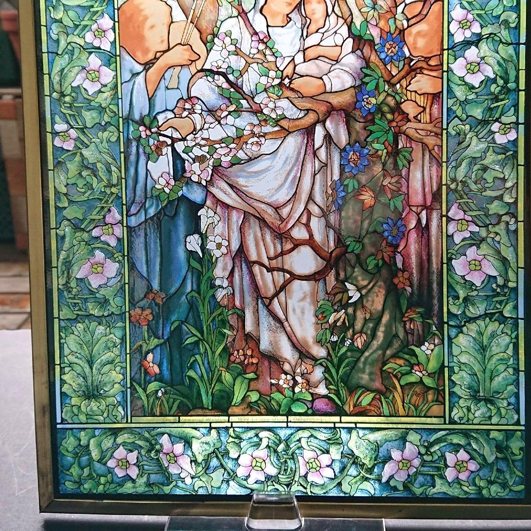 ルイスCティファニー ステンドグラスMadonna of theFlowers大