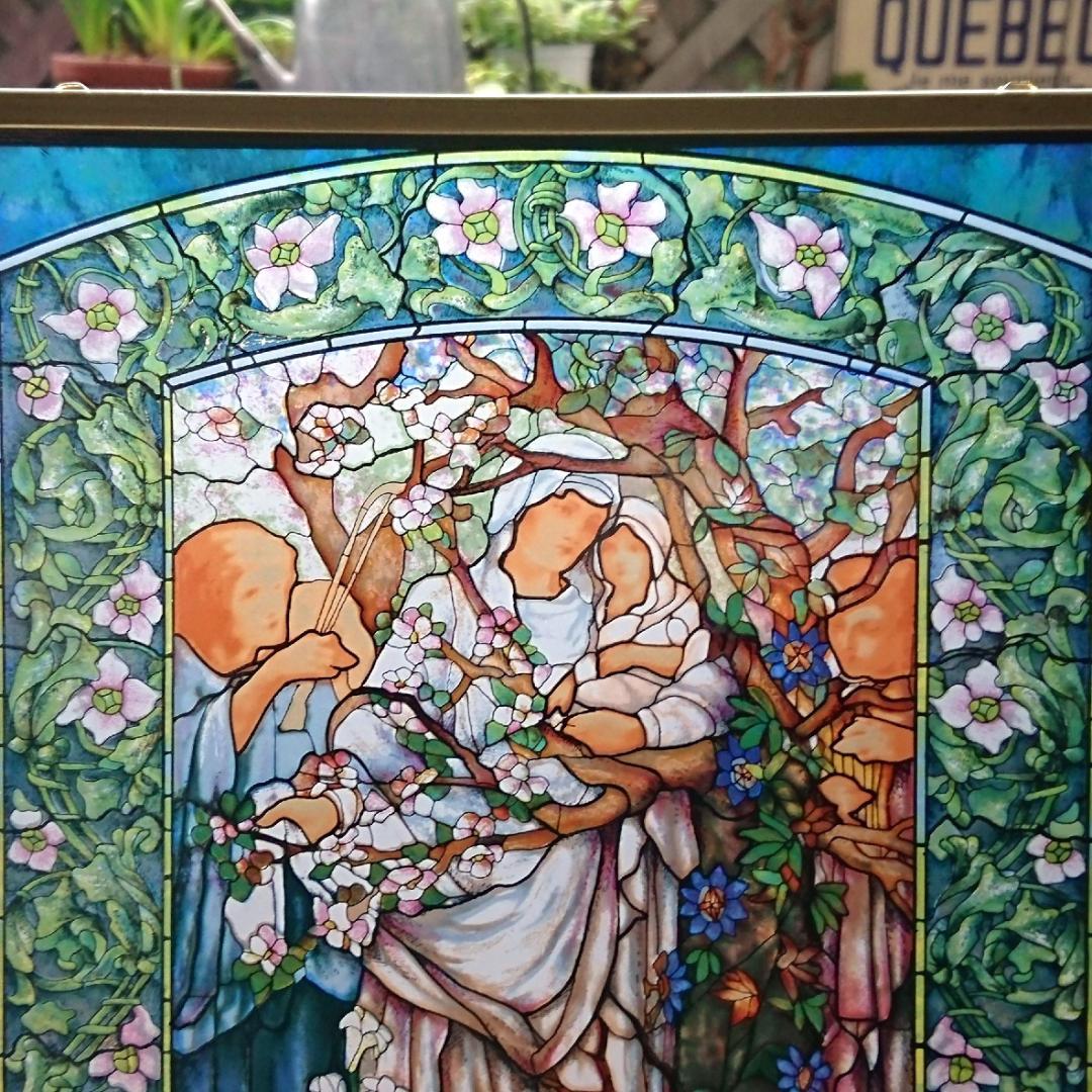 ルイスCティファニー ステンドグラスMadonna of theFlowers大