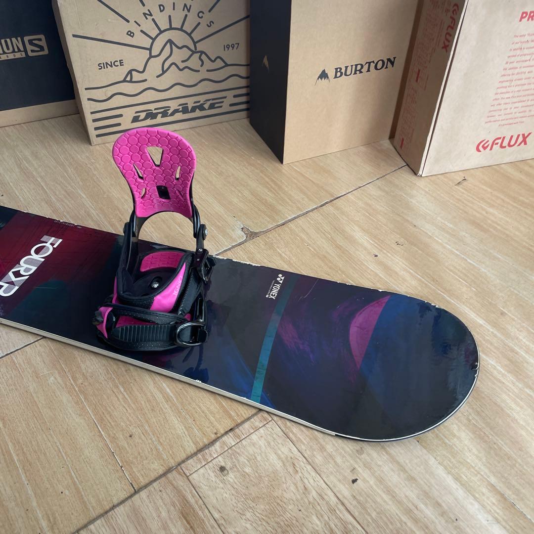 YONEX×IGNIO　4XP　良質国産　バイン付スノーボードセット　ヨネックス