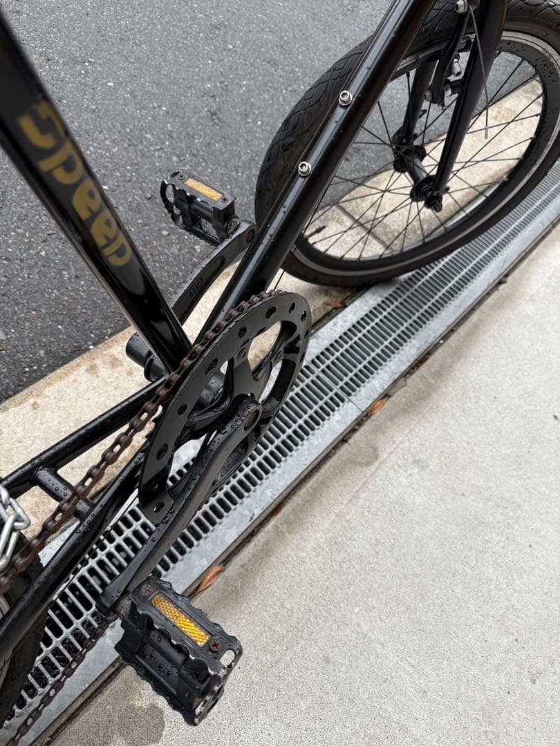 93 自転車 大阪市 【引取り限定】 20インチ 変速付き