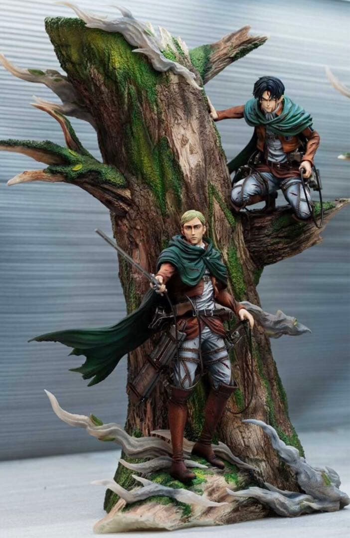 進撃の巨人 エルヴィン・スミス リヴァイ·アッカーマン フィギュアガレージキット