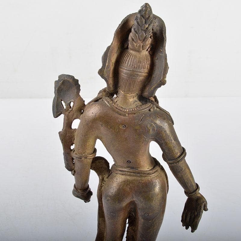 仏教美術　古銅鍍金　チベット仏　仏像　置物　V　R4580