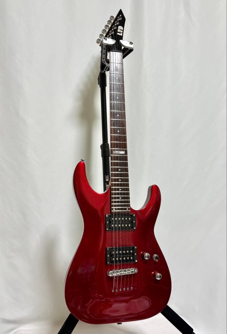 【新品弦張替済】LTD エレキギター MH-50NT アーチトップ