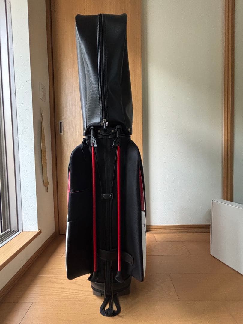 NEXGEN キャディバッグ ホワイト/ブラック/レッド
