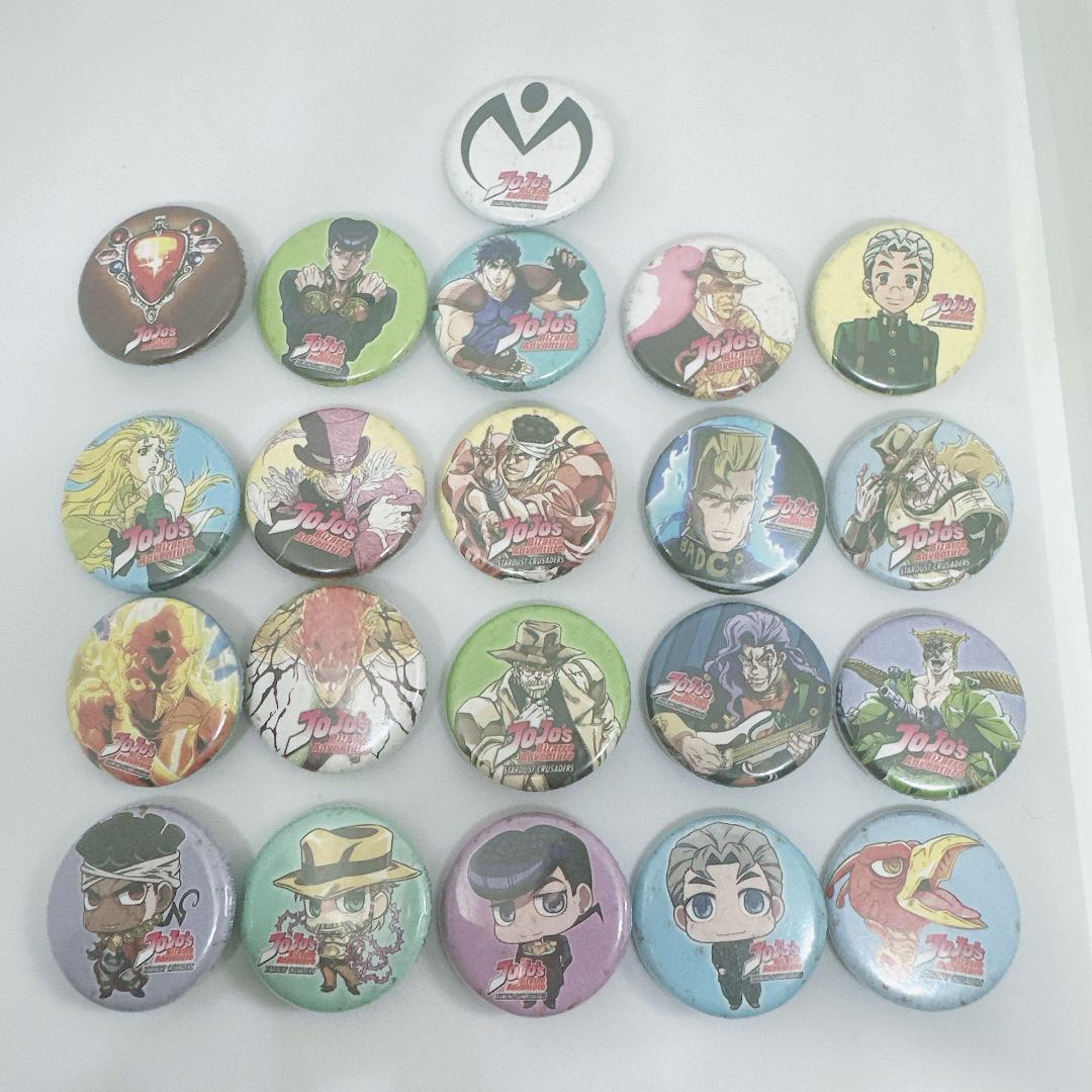 【新品 未使用】ジョジョの奇妙な冒険 缶バッジ 21種セット
