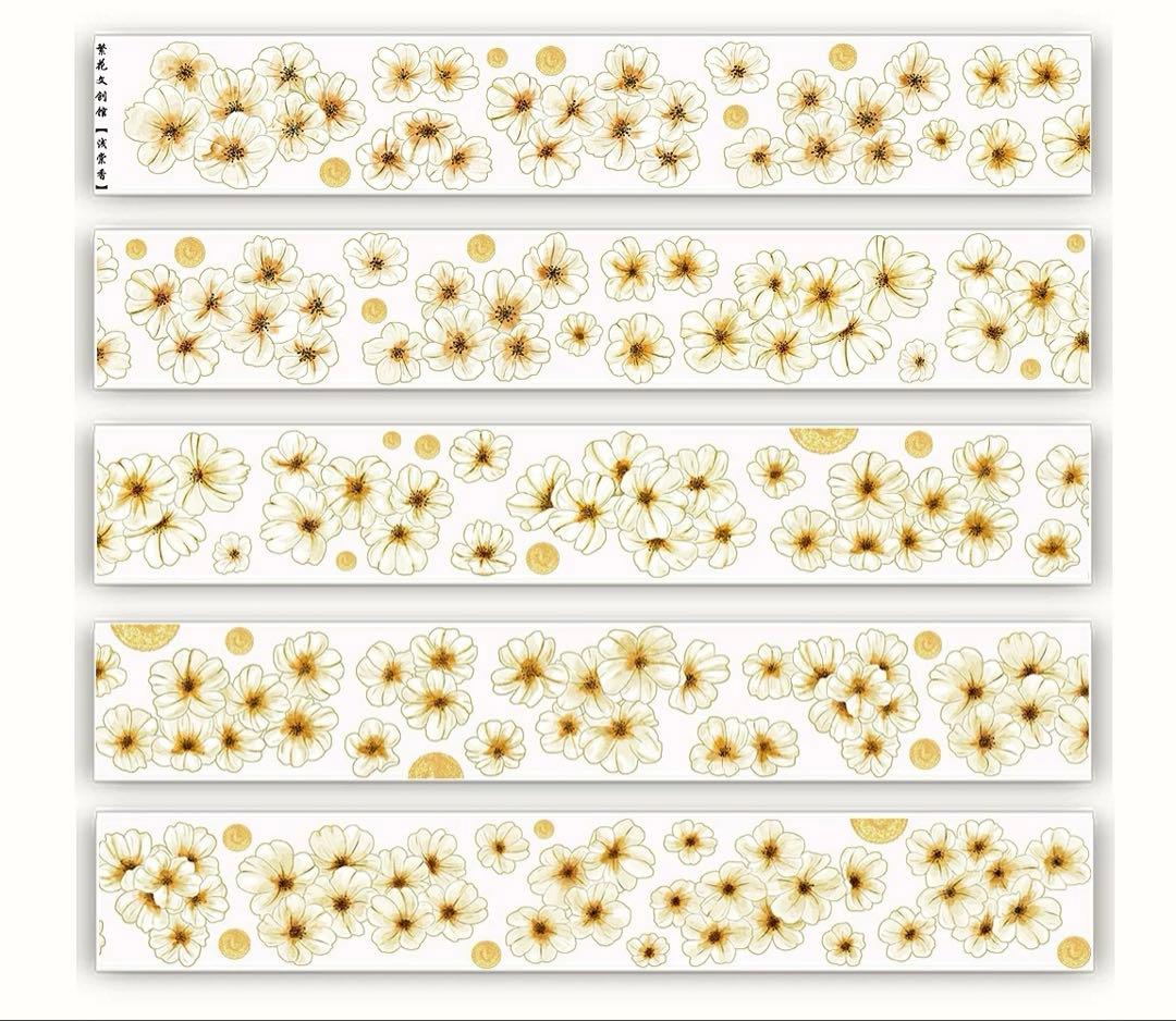 ⭐️SALE⭐️ 繁花文创《浅棠香》海外マスキングテープ　マステ 【2661】