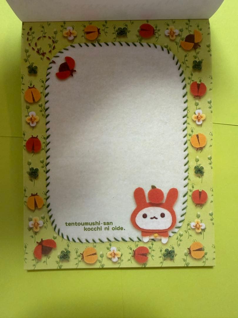 平成レトロ Yasasii Kimochi メモ帳 シール付き うさぎ 赤ずきん