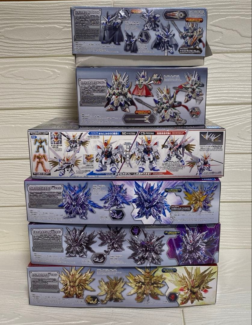 ガンダム　プラモデル　ガンプラ　未組立　6箱