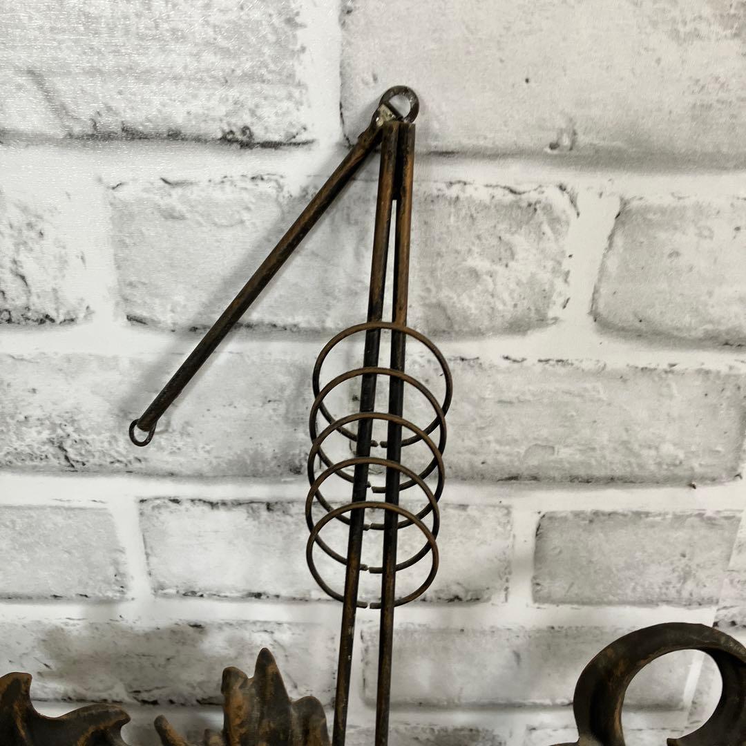 4F 希少 神戸 異人館モチーフ 風見鶏 オブジェ 置物 ヴィンテージ調