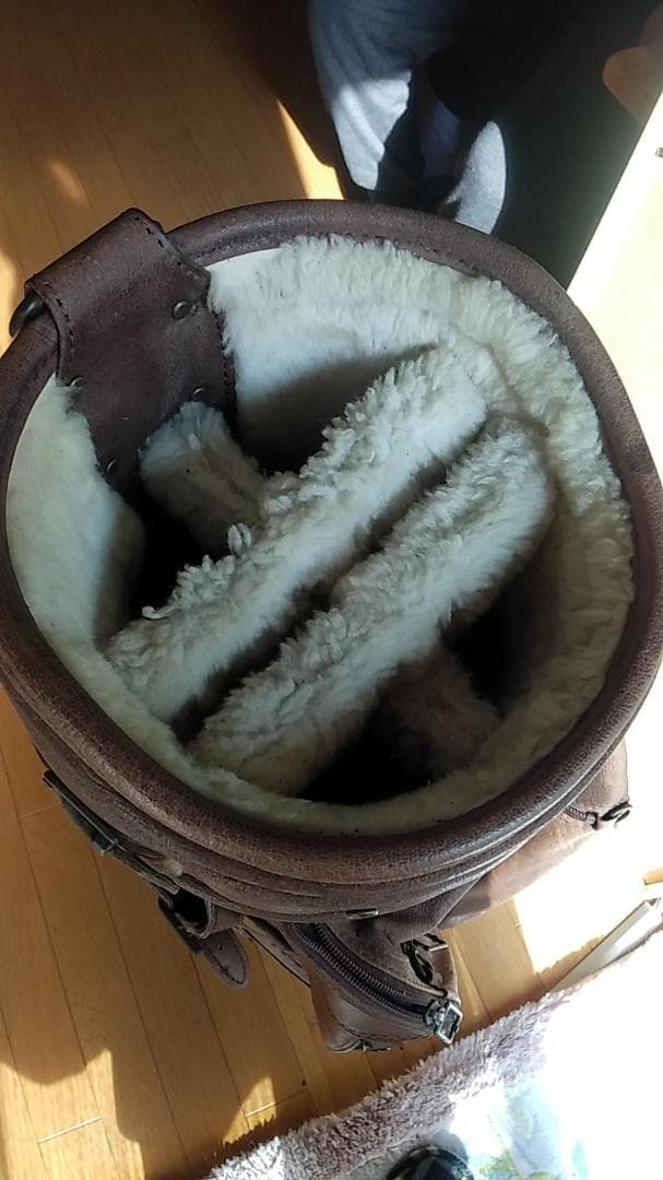 バッブァロー皮ゴルフバック