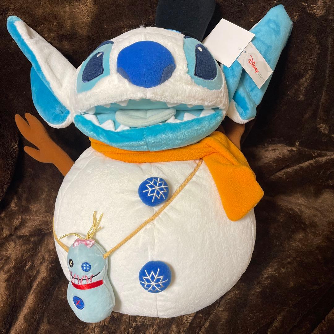スティッチ　雪だるま　ぬいぐるみ