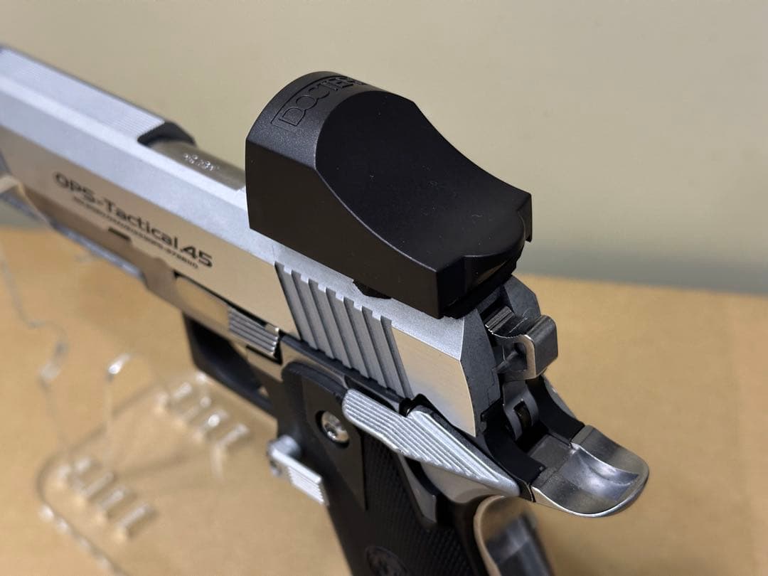 東京マルイ ハイキャパ デュアルステンレス ドクタータイプドットサイト カスタム