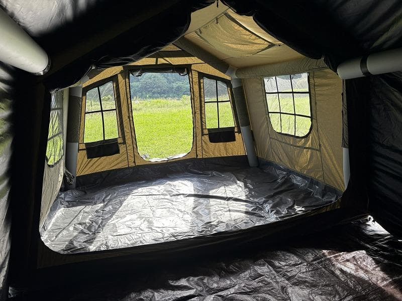 オ*ス様 美品！大型エアーテント インフレータブルテント ポリコットン 拡張テン