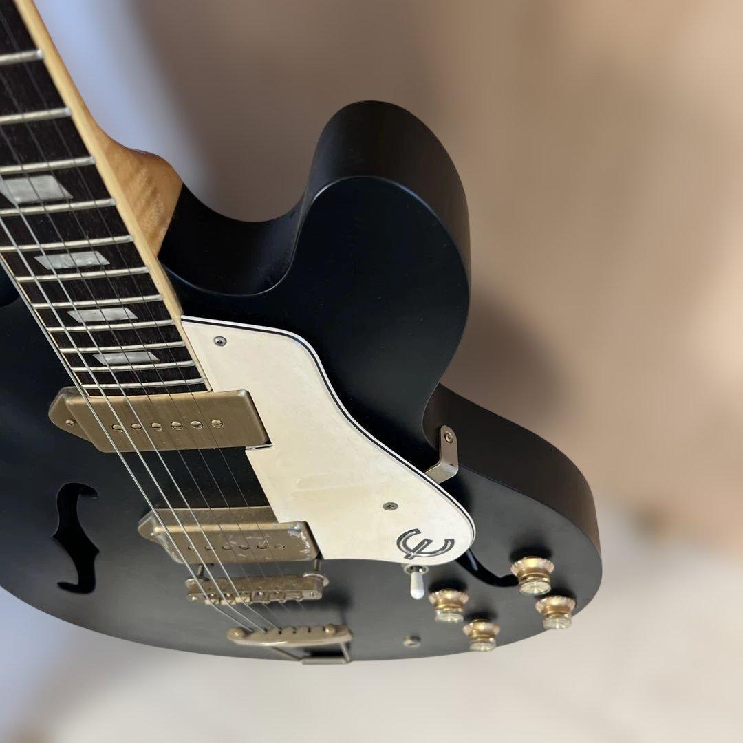 【激レア】エピフォン カジノ マッドブラック Epiphone Casino