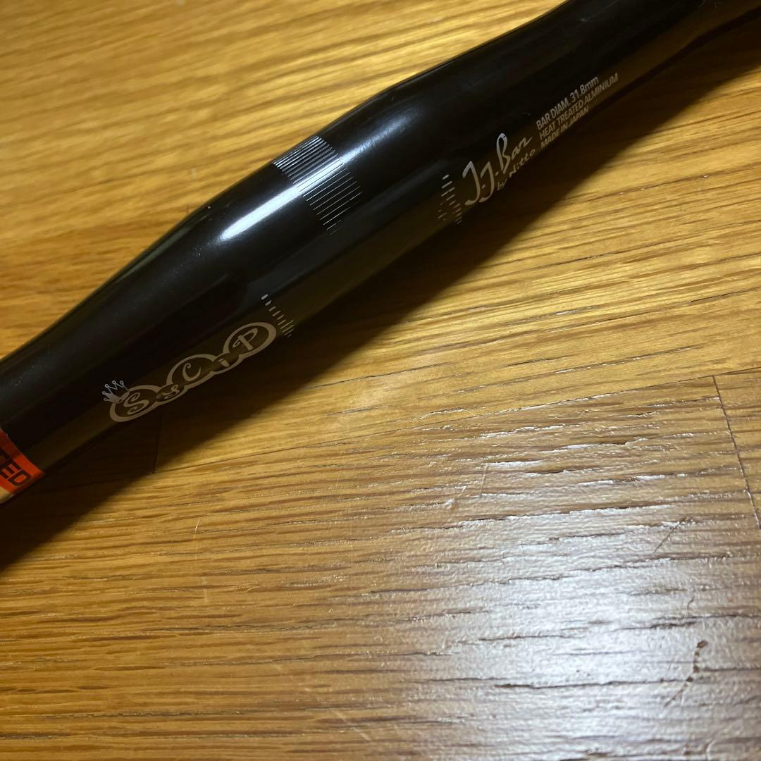 nitto シシップサイクル　JJ BAR バー　ブラックハンドル 31.8mm