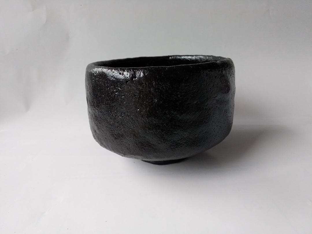 小西平内焼 太閤窯 原田聖龍 黒茶碗 共箱 黒楽茶道具 抹茶碗 茶碗 新品