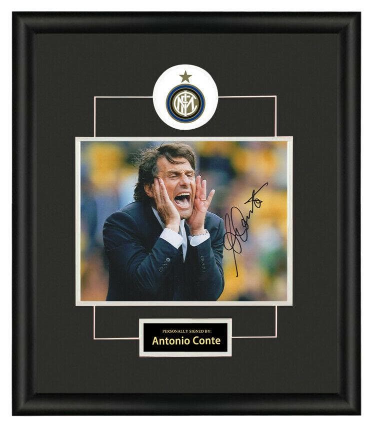 直筆サイン入り写真 アントニオ・コンテ 現インテルナツィオナーレ・ミラノ監督