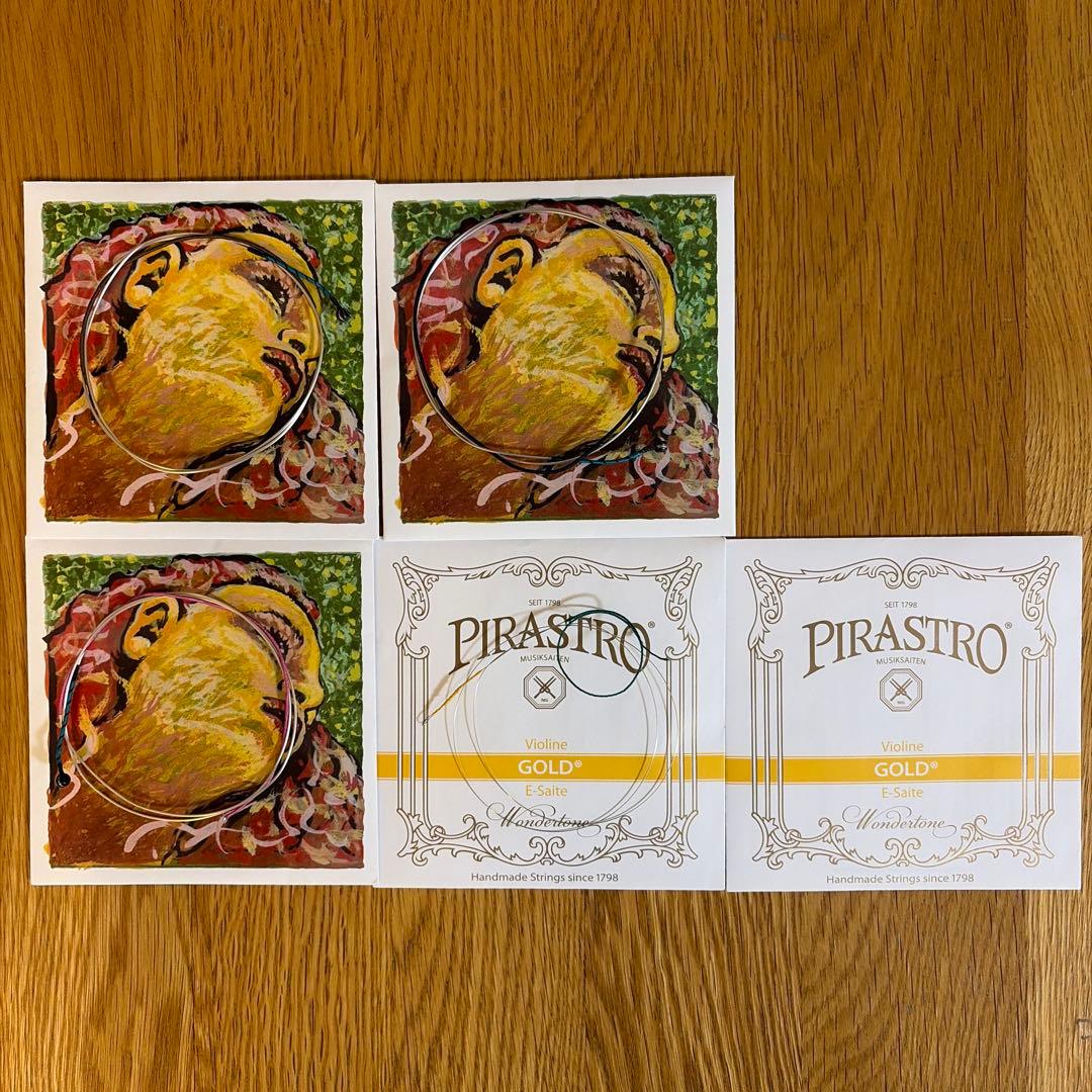 PIRASTRO バイオリン弦セット EVAH PIRAZZI NEOとGOLD
