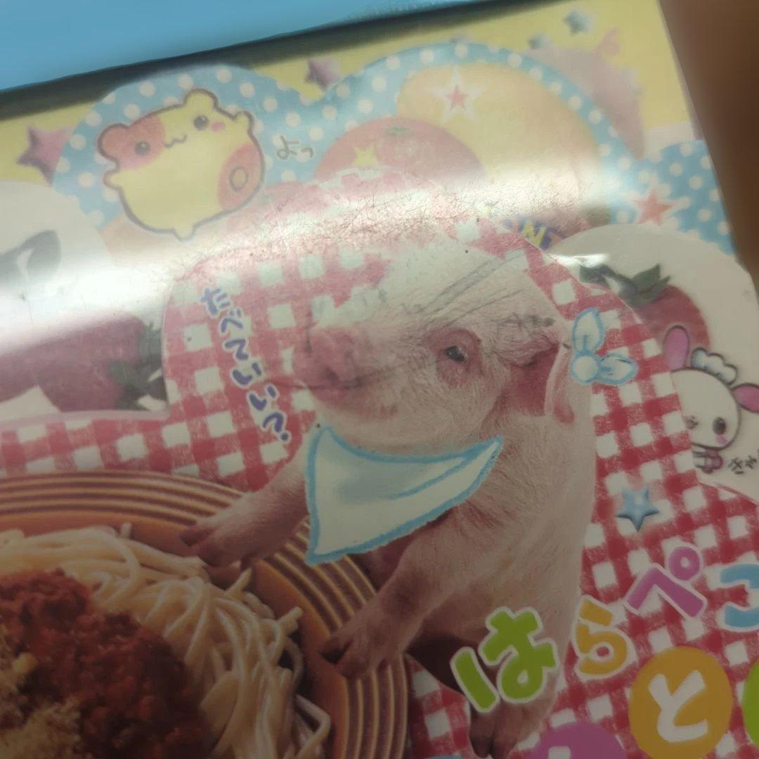 はらぺことんとん　メモ帳　平成レトロ　女児　中古　難あり