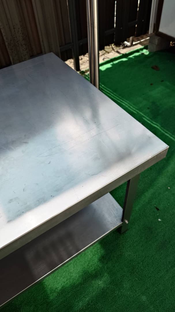 業務用調理台 下棚付き 1200mm