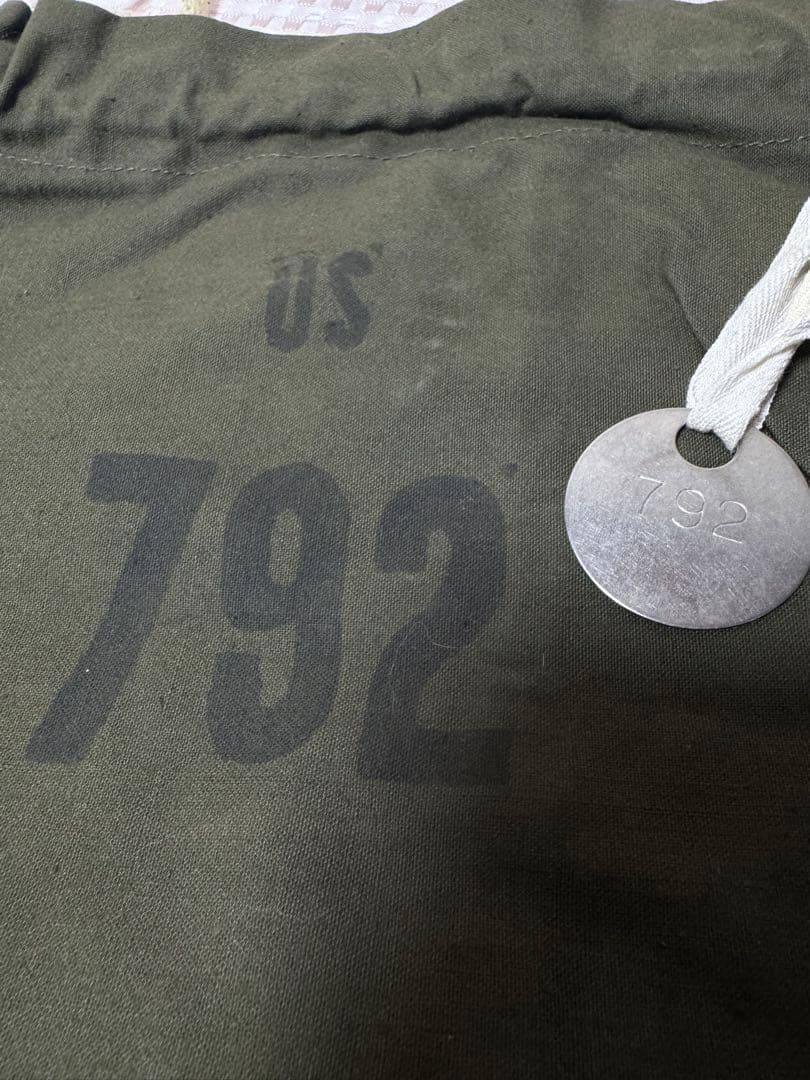 米軍 実物 50年代 貴重品袋 792
