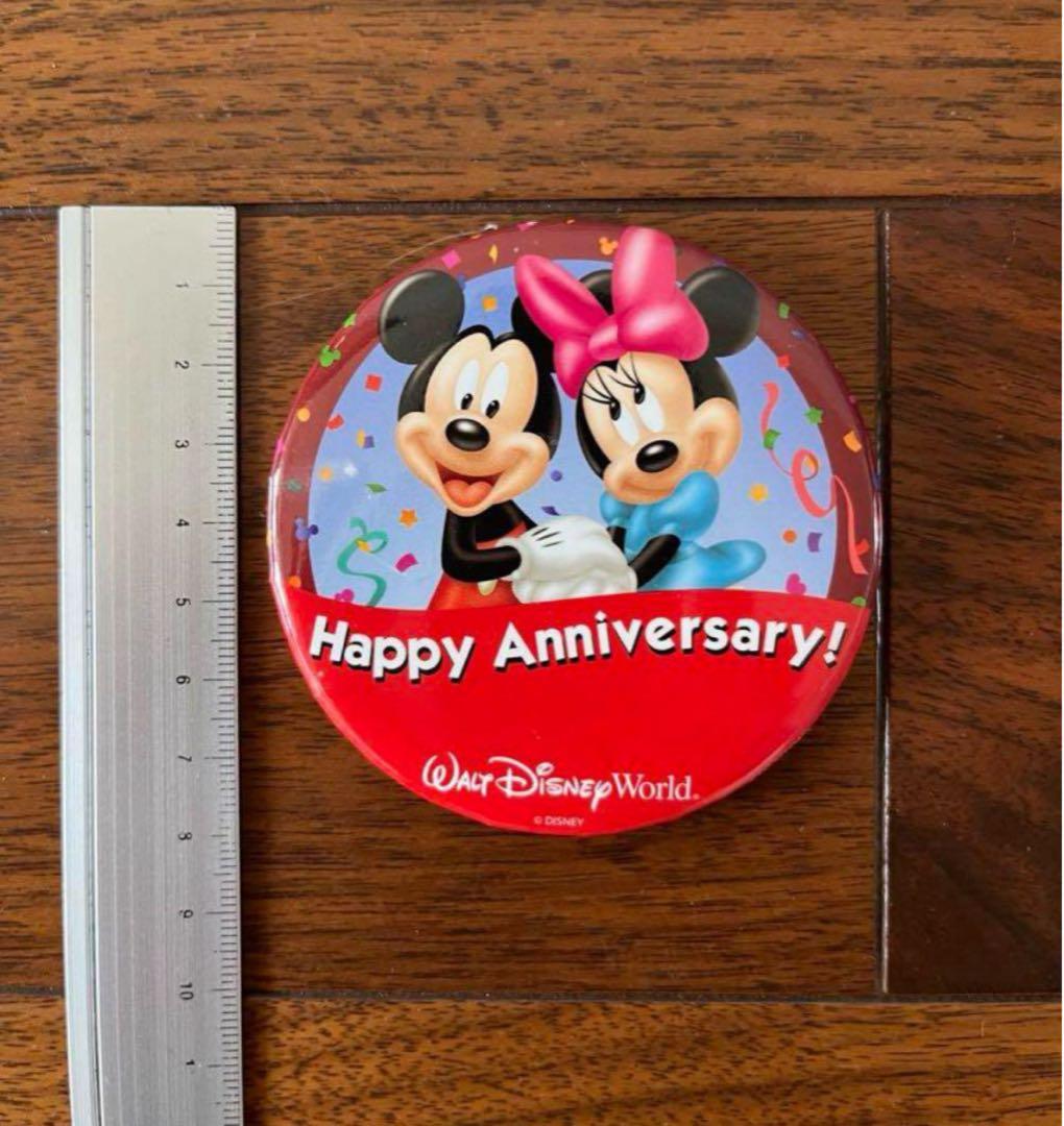 【限定】ディズニーワールド フロリダ 缶バッチ 6個　セット